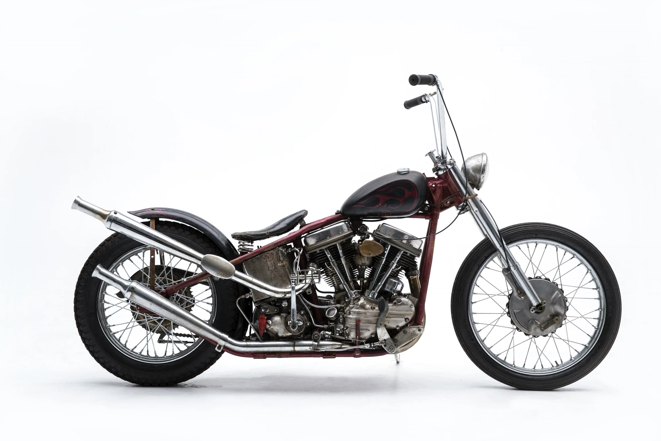 Moto Harley Davidson survivor chopper